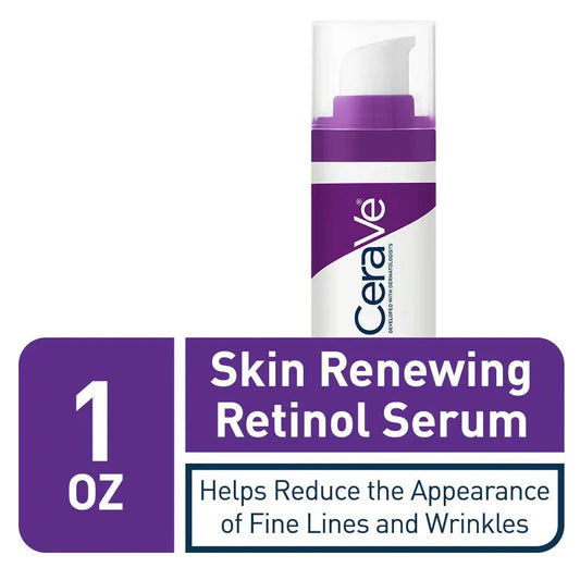 CeraVe 4-in-1 Skincare Bundle: Night Cream, Sunblock, Cleanser & Serum for Radiant Skin