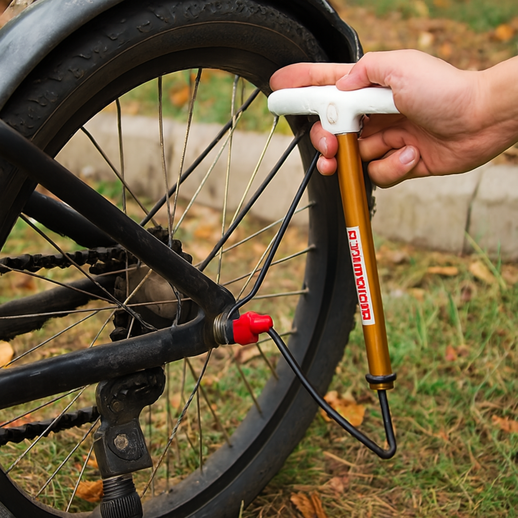 Portable Mini Hand Air Pump – Compact & Durable Air Inflator for Bicycle, Car, Motorbike, Football, Basketball & Other Inflatables