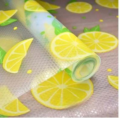 Waterproof Kitchen Mat Shelf Liner 45×150 | Easy To Clean, Oil Proof, Anti Slip Multipurpose Drawer And Shelf Cover (Random Color)