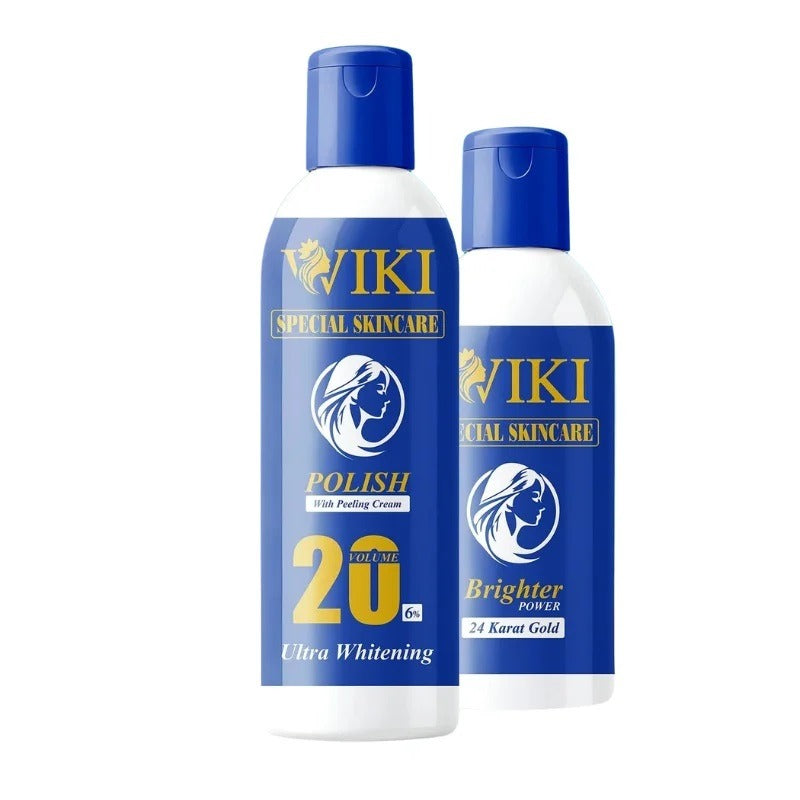 WIKI Special Skincare Brighter Power 24K Gold & 2 in 1 Polish with Peeling Cream – Ultra Whitening
