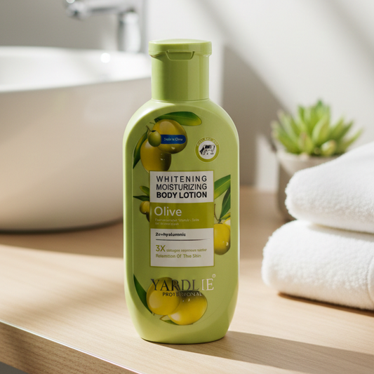Yardlie Professional Olive Whitening Moisturizing Body Lotion Smooth Application For Skincare - 200ML