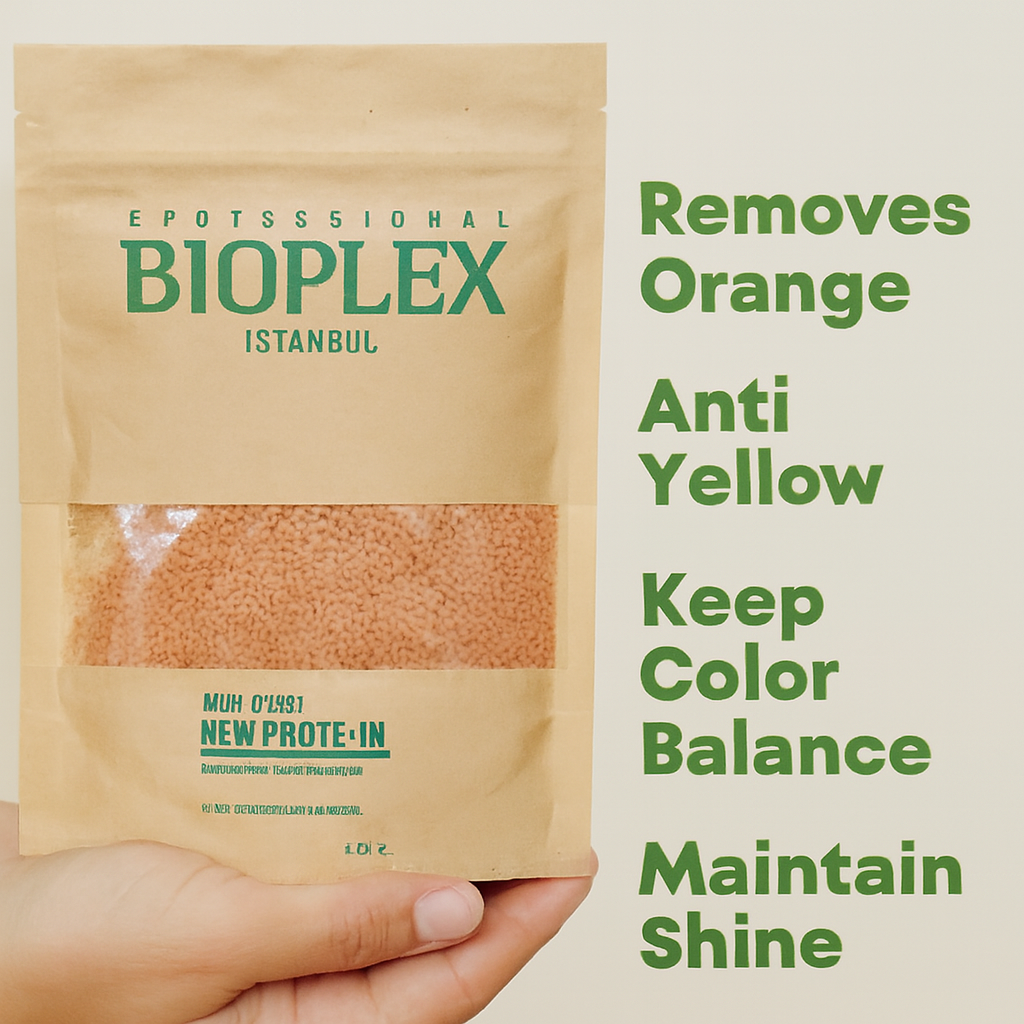 Bioplex Hair Protein Treatment 100g – No Damage Formula For Bleaching And Coloring | Protein Balls For Soft, Shiny, And Healthy Blonde Hair