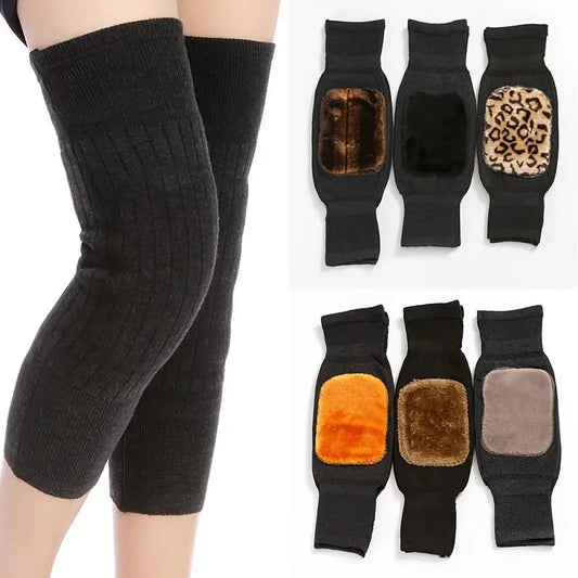 1 Pair Knee Warmer | Winter Warm Thermal Knee Warmers | Knee Protector (Random Color)