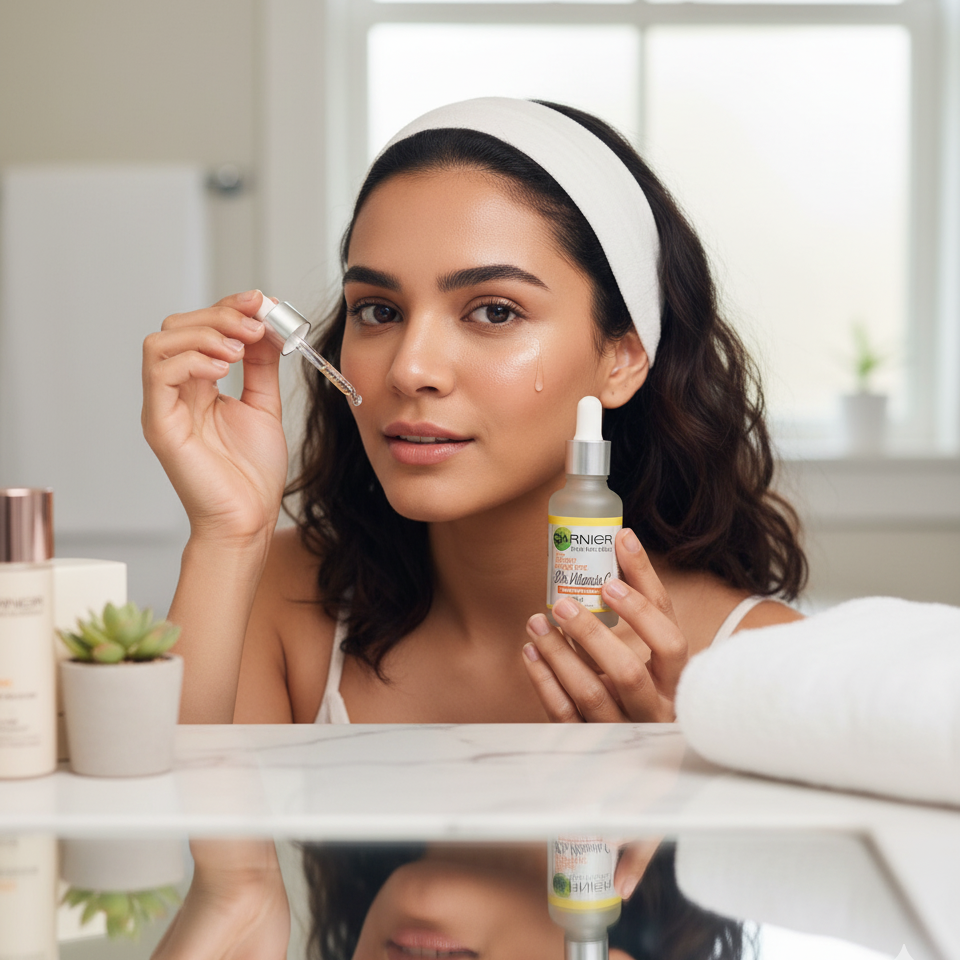 Garnier Skin Naturals Vitamin C Booster Serum 30ml – Bright Complete 30x Vitamin C Formula For Glowing, Spot-Free, And Radiant Skin