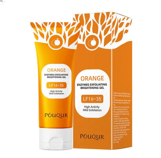 Orange Enzyme Exploiting Gel – Brightening, Exfoliating & Nourishing Citrus Skincare for Radiant, Healthy, Glowing Complexion Every Day (80gm)