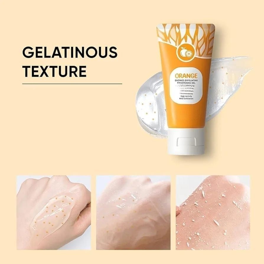 Orange Enzyme Exfoliating Gel | Brightening, Nourishing & Citrus Skincare For Radiant, Glowing, Healthy Skin 50ml